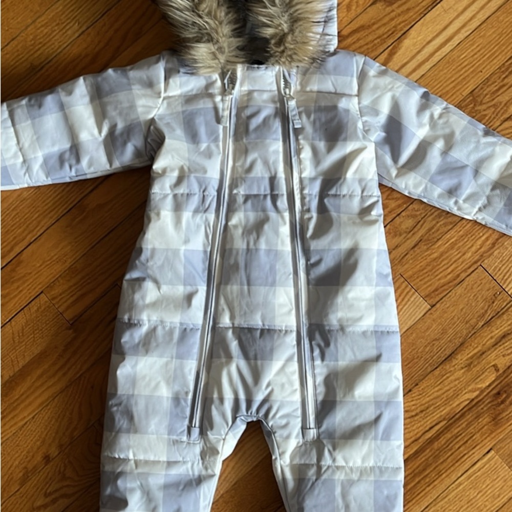 Lands' End Infant Snowsuit with Faux Fur Trim